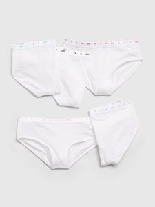 Детские трусики, 5 шт. Gap, белый