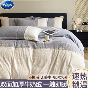 Disney Комплект постельного белья 4 предмета, простыня на резинке, пододеяльник 180х200 см