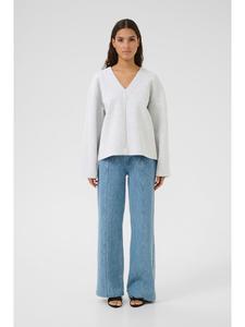 Толстовка KBUrselina oversize в цвете средне-серый меланж Karen By Simonsen