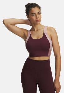 Бюстгальтер Under Armour MERIDIAN COLORBLOCK, Maroon Mist /Brown