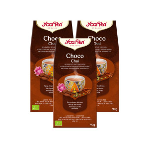 3 xYOGI TEA Шоколадный чай | 3 х 90 г без упаковки