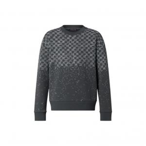 Свитшот с принтом Damier Spread LOUIS VUITTON, серый