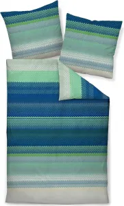 Комплект постельного белья Janine Design Mako-Satin 98120 moment Цвет голубой бирюзовый Размер 135x200+80x80 Original Janine