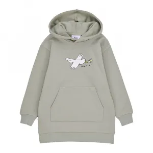 Толстовка Makia Birdie с капюшоном, зеленый