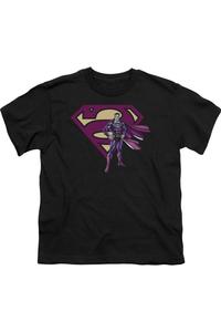 Футболка с коротким рукавом для детей "Superman Bizarro & Logo" Gildan, черный