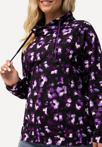 Толстовка Ulla Popken, темно-фиолетовый