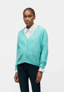 Уютный кардиган American Vintage, Turquoise Fluo Chine