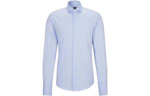 HUGO BOSS Мужская рубашка светло-голубого цвета