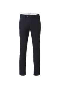 Брюки фантазийная структура хлопок чинос Meyer, синий