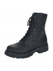 Ботильоны на шнуровке Rieker, черный