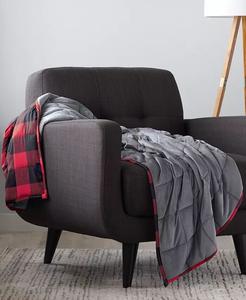 Двустороннее утяжеленное одеяло весом 12 фунтов Ella Jayne, красный