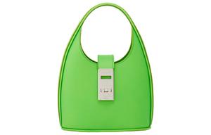 Ferragamo Сумка хобо из коровьей кожи, мини-женская наплечная сумка Lime Green