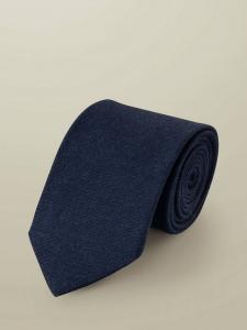 Текстурированный галстук из чистой шерсти Charles Tyrwhitt, Blue