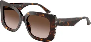 Солнцезащитные очки с градиентным коричневым черепаховым узором от Jimmy Choo, 500213 - Tortoise - Gradient Brown