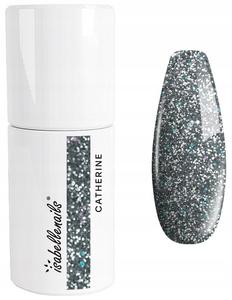 Гибридный лак 77. Catherine Isabellenails Silver With Glitter Glitter