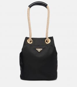 Маринер маленькая ведерко-сумка из Re-Nylon Prada, черный