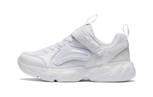 FILA KIDS Амортизирующие, износостойкие низкие детские кроссовки White Gray для детей 3-7 лет