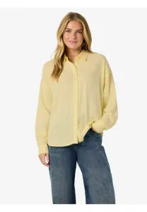 Свободная рубашка nmleilani, блузка на пуговицах Noisy May, French Vanilla