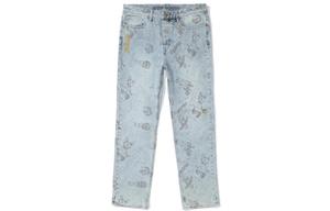 Серия Letter Logo Джинсы унисекс Винтаж Танины Drew House, цвет Vintage Tannins