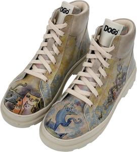 Женские ботильоны DOGO - веганская кожа, ручная работа, женские ботинки и ботильоны, Cat Person