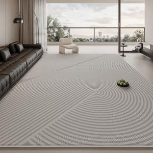 Budis Ковер 80х160 см для гостиной в светлом люксовом стиле, waterproof, non-slip, thickened, soundproof, washable, coastal style