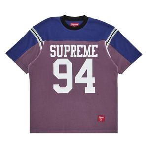Топ Supreme Split Short-Sleeve Football Top, Purple