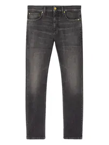 Джинсы La Medusa с вышивкой VERSACE, серый