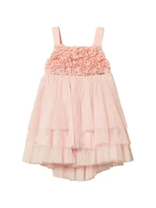 Платье из тюля Twinset Kids, розовый