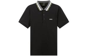 Мужская поло SS23 HUGO BOSS, черный