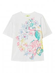 Футболка с графическим принтом X Myfo TWINSET, белый