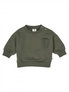 Детская толстовка темно-зеленого цвета müsli