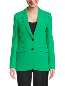 Блейзер с заостренными лацканами The Kooples, зеленый