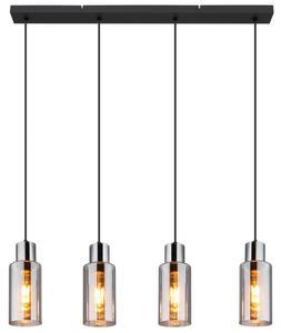 Подвесной светильник Globo черный, 82/10/120 см