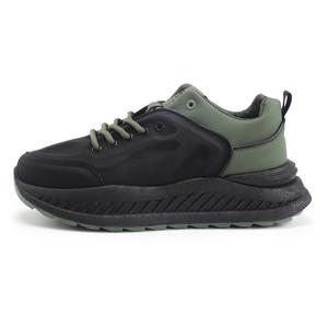 TOM TAILOR Низкие повседневные мужские туфли черно-зеленые, цвет Black Green