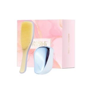 Расческа princess comb lingqiao портативные инструменты для укладки волос пушистая и без узелков Tangle Teezer, кремовый