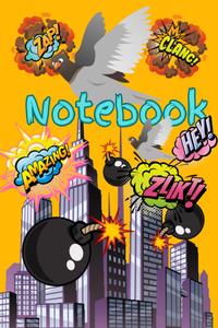 Notebook: Comic Style Lined Notebook (Independently published)