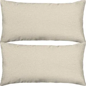 Наволочка Erwin Müller "Вертинген" в 2-х упаковках кремового цвета 40х80 см"