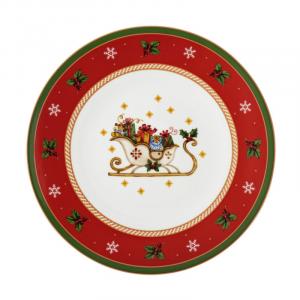 Happy Wintertime Red Тарелка для печенья 31 см Hutschenreuther, красочный/красный