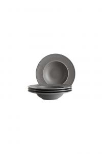 Набор тарелок для пасты MäSer Unico, серый