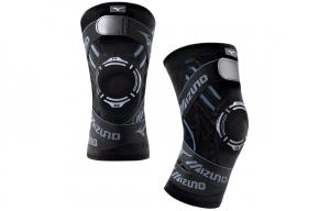 Мужские наколенники для бега, футбола и баскетбола из полиэстера, полиамида, эластана и силикона Mizuno