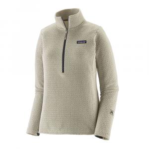 Женская флисовая толстовка Patagonia R1 Air с молнией до середины груди., Wool White