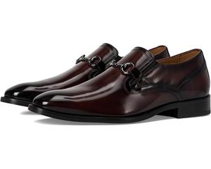Мужские лоферы Johnston & Murphy Richland Plain Toe Bit, Burgundy Brush-Off Leather