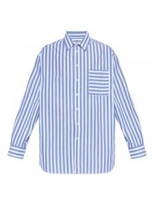 Полосатая рубашка на пуговицах JW Anderson, белый