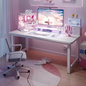 Стол компьютерный 280x60x75 см [Two-Person Table] White