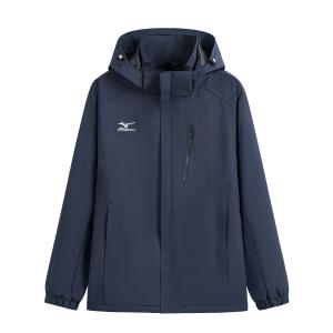 Графеновая куртка с флисовой подкладкой unisex Mizuno, темно-синий