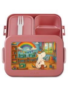 Mr. & Mrs. Panda Дизайн Bentobox Unicorn Seamstress Design without Saying в пастельно-красном цвете