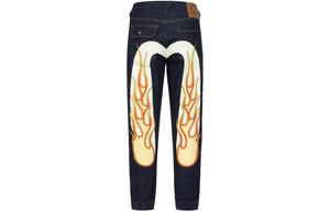 Джинсы мужские темно-синие Evisu, темно-синий