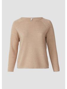 Вязаный свитер в цвете 82W0_песочный QS