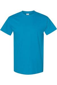 Футболка Gildan Mens из плотного хлопка с короткими рукавами, цвет saphire