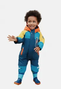 Водонепроницаемый зимний комбинезон стандартного кроя Next, Navy Colourblock